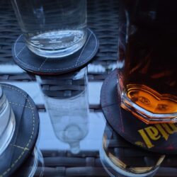 Untersetzer aus Fahrradschlauch