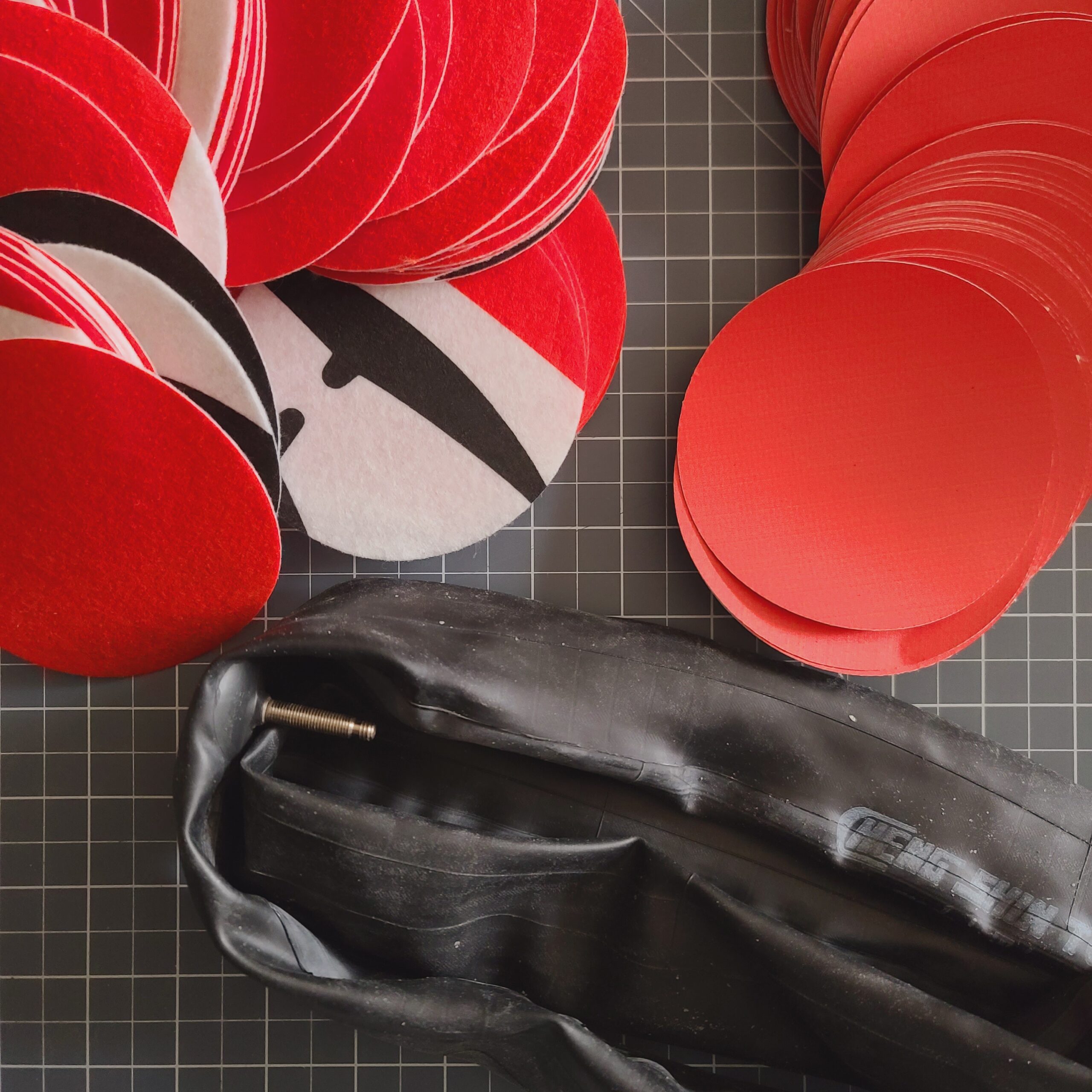 Untersetzer aus Fahrradschlauch – Bild 2